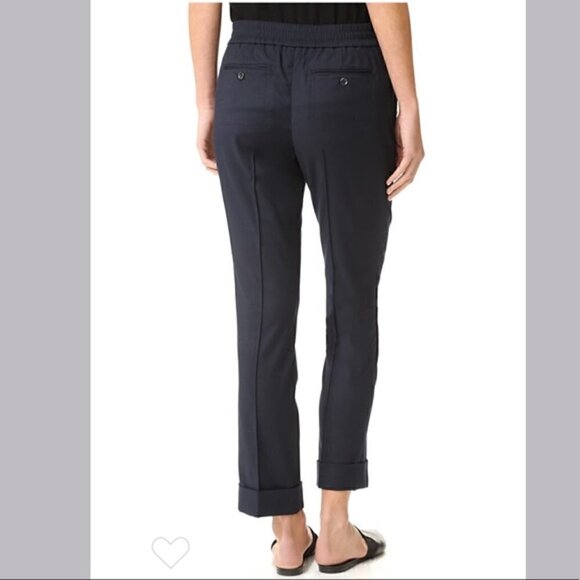 Atm Anthony Thomas Melillo Easy Fit Cropped Straight Leg Pants Size 8 - Picture 2 of 11